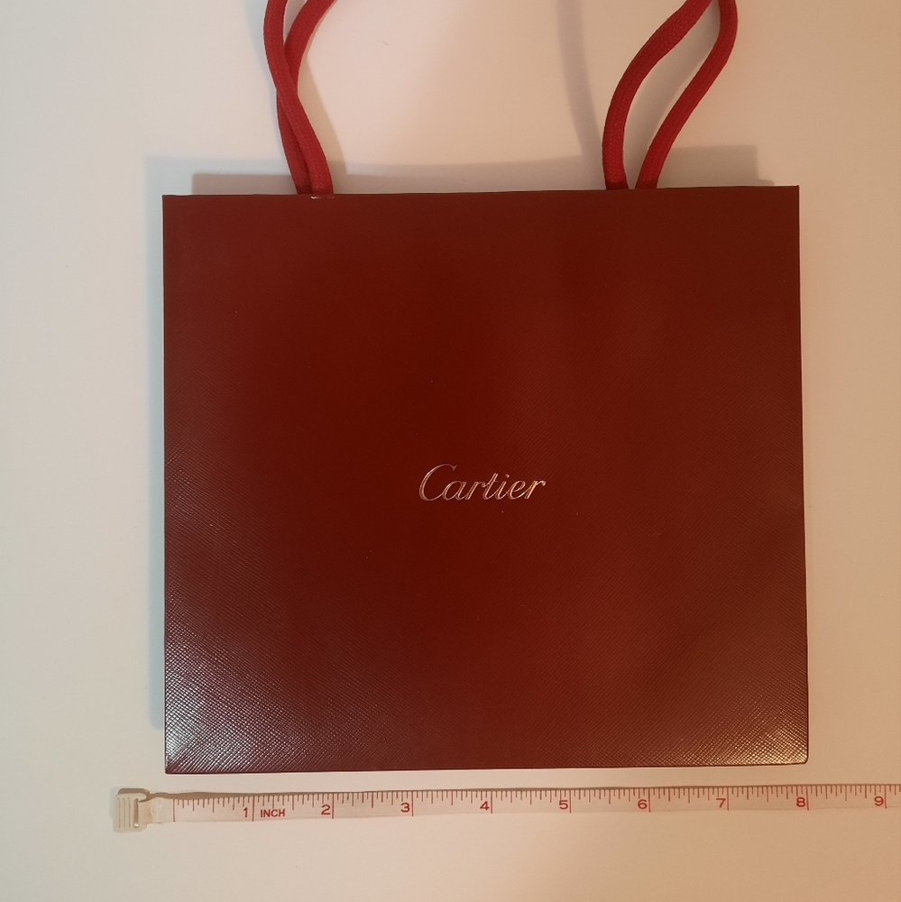 New Cartier paper shopping bag